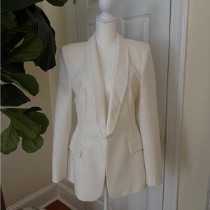 Zara Ivory Suit Jacket